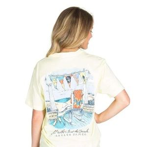 Lauren James Yellow Pocket Tshirt